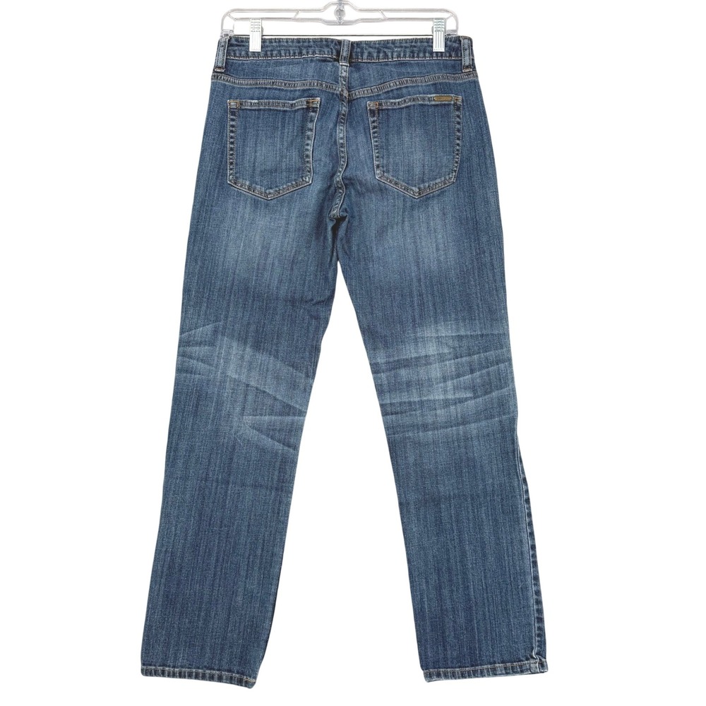 Jennifer Lopez Womens Straight Leg Jeans Blue Medium Wash Denim Size 2 Mod Chic - Picture 2 of 5